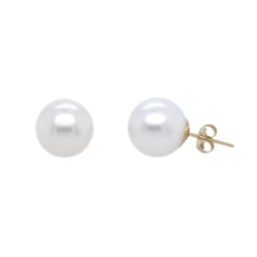 Estate Pearl Stud Earrings